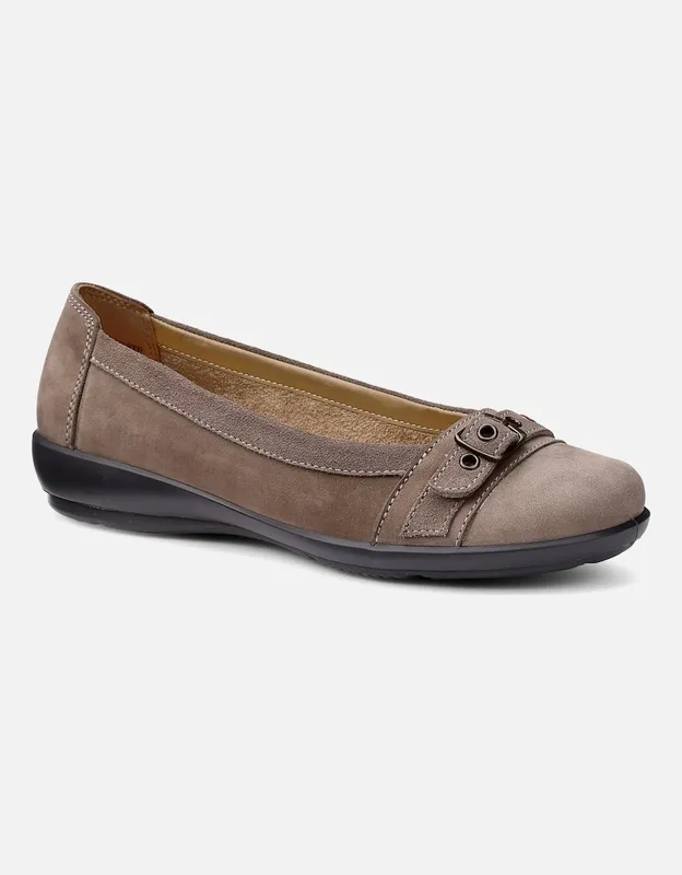 Hotter Women's Sparrow Womens Flat Pumps - Brown - Size: 6