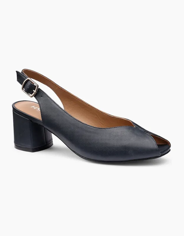 Hotter Women's Studio Womens Court Shoes - Navy - Size: 7