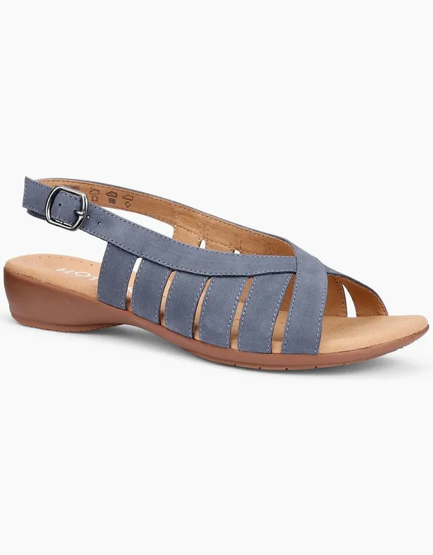 Hotter Women's Sundown Womens Wide Fit Sandals - Navy - Size: 3