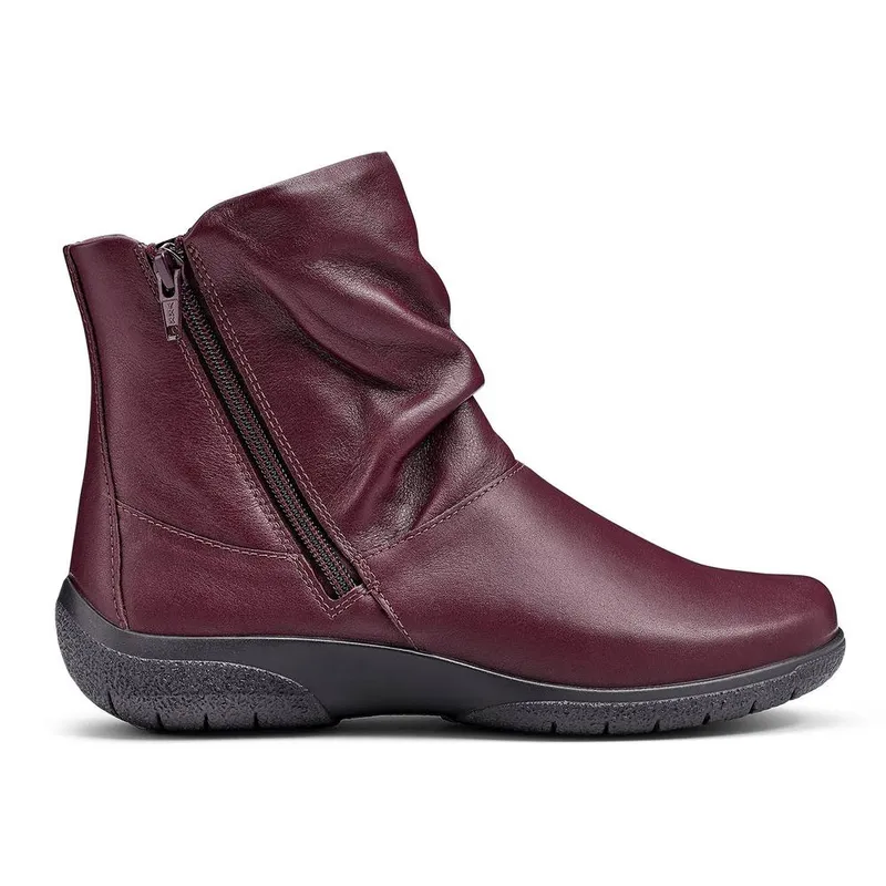 Hotter Women's Whisper Womens Ankle Boots - Red - Size: 7