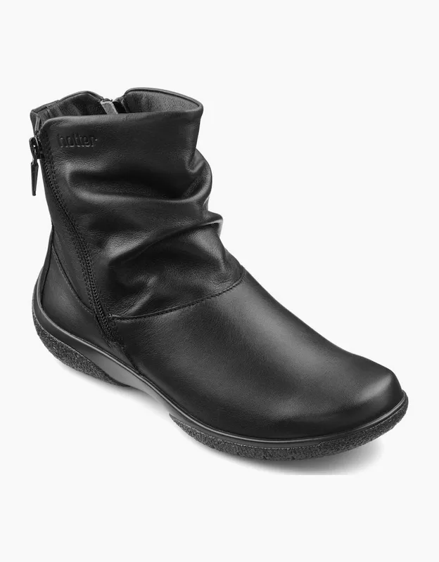 Hotter Women's Whisper Womens Ankle Boots - Black - Size: 5