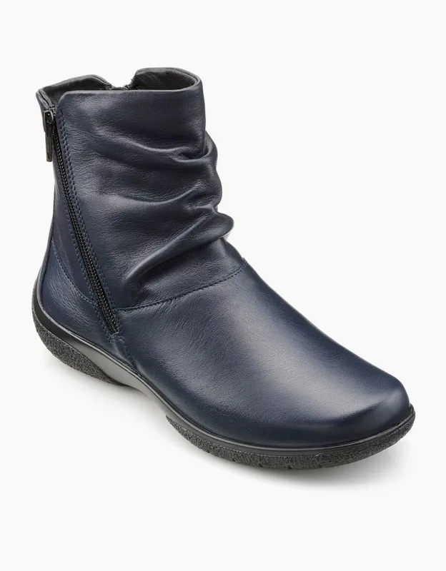 Hotter Women's Whisper Womens Ankle Boots - Navy - Size: 8
