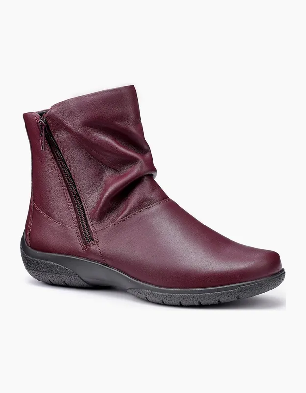 Hotter Women's Whisper Womens Ankle Boots - Red - Size: 5
