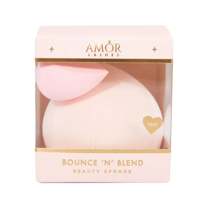 House of Amor Unisex Bounce 'N' Blend Duo Beauty Blender in Black Black One Size female