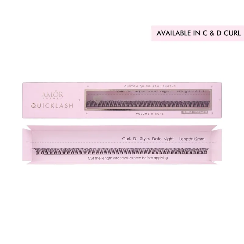 House of Amor Date Night Length Natural C Curl Long in Black - Black