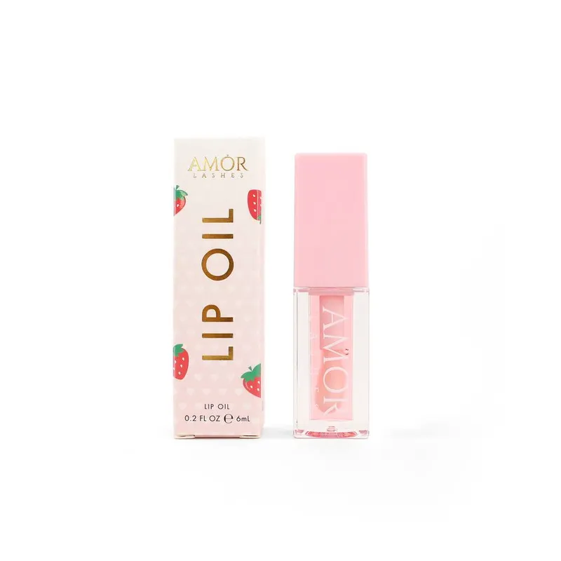 House of Amor Flavoured Lip Oil Strawberry in Clear - Clear