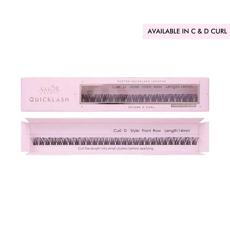 House of Amor Front Row Length Natural C Curl Long in Black Black