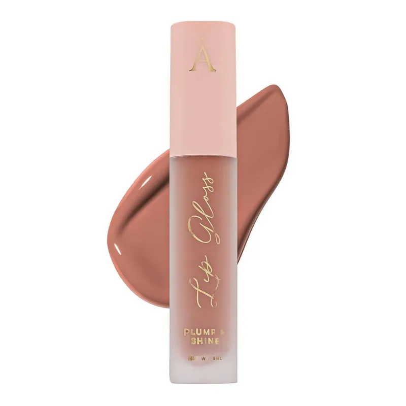 House of Amor Unisex Lip Gloss - Naked in Brown Brown female