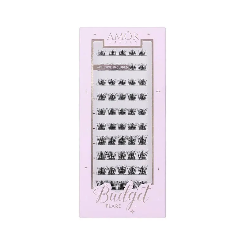House of Amor Budget Box "Flare" with Mini Bond in Black - Black