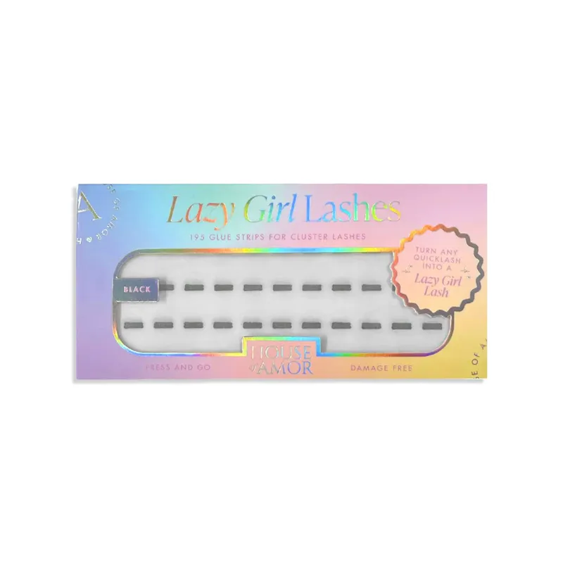House of Amor Women's Lazy Glue Strips in Black Black