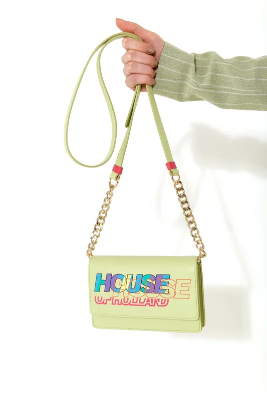 House of Holland Women's Printed Bag In Green Green