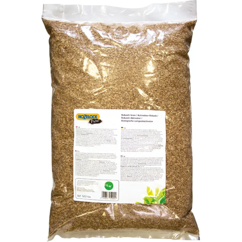 Hozelock Bokashi Bran Kitchen Waste Compost Activator 1kg Bag 3-4 Months Supply