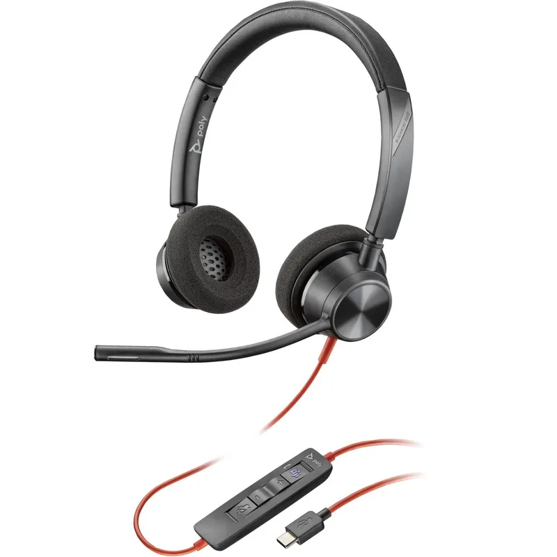 HP Poly Blackwire 3320 Stereo MT Certified USB-C Wired Headset