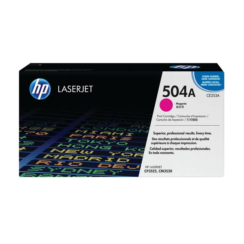 Original HP 504A Magenta Toner Cartridge (CE253A)