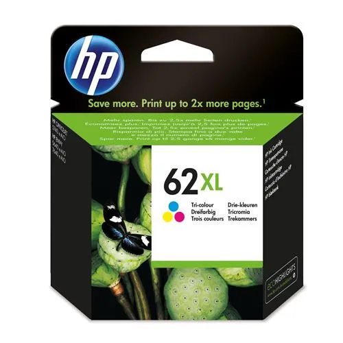 Original HP 62XL Tri-Colour Ink Cartridge