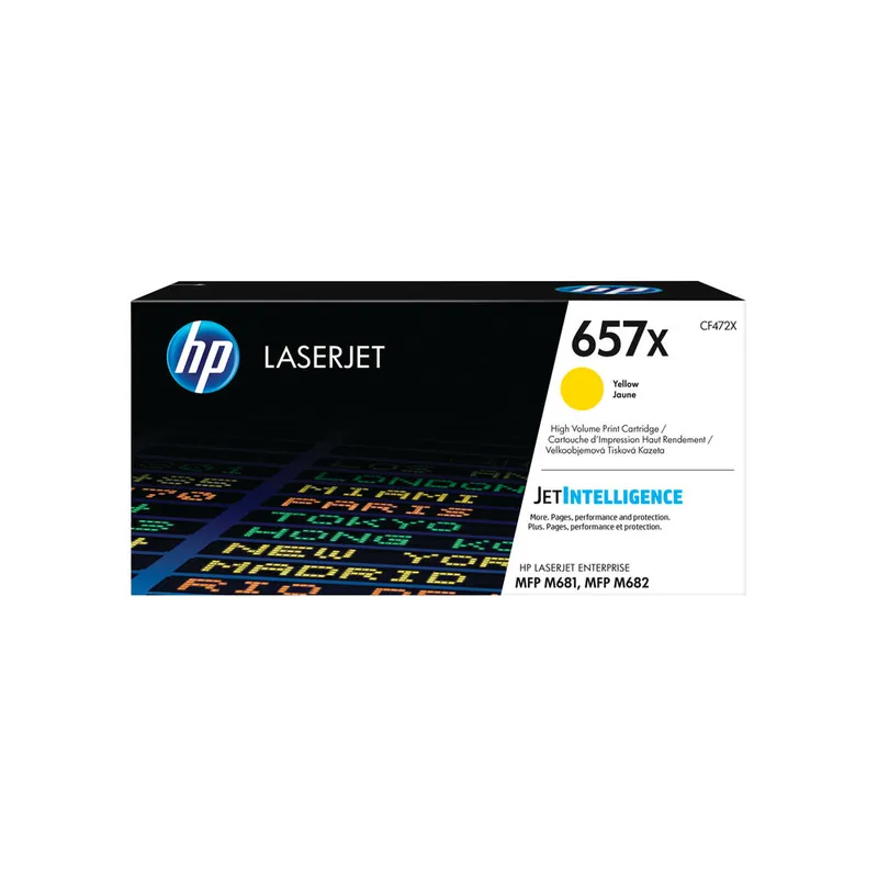 Original HP 657X High Capacity Yellow Toner