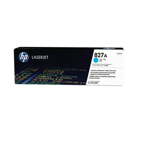 Original HP 827A Cyan Toner Cartridge (CF301A)