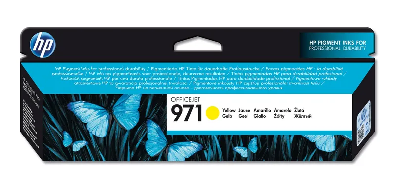 Original HP 971 Yellow Ink Cartridge 2.5k