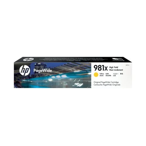 Original HP 981X High Capacity Yellow Ink Cartridge
