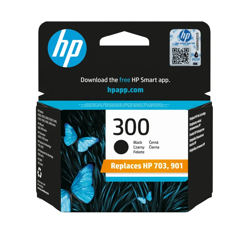 Original HP No. 300 Black Ink Cartridge