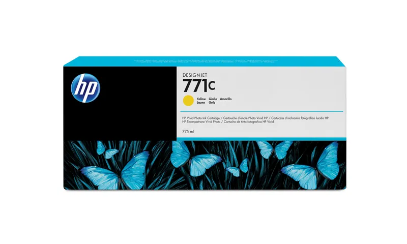 Original HP No. 711 Yellow Ink Cartridge 775ml