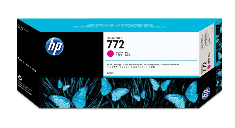 Original HP No.772 Magenta Ink Cartridge