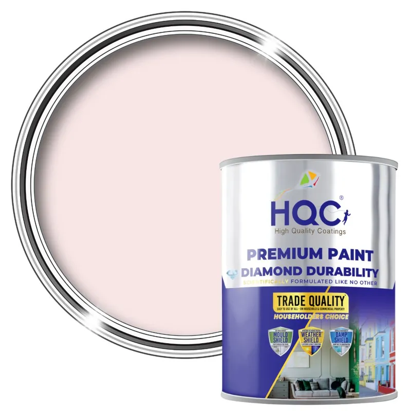Hqc Paints Exterior Wall Insulating Paint - 5L in Baby Pink Baby Pink 5L