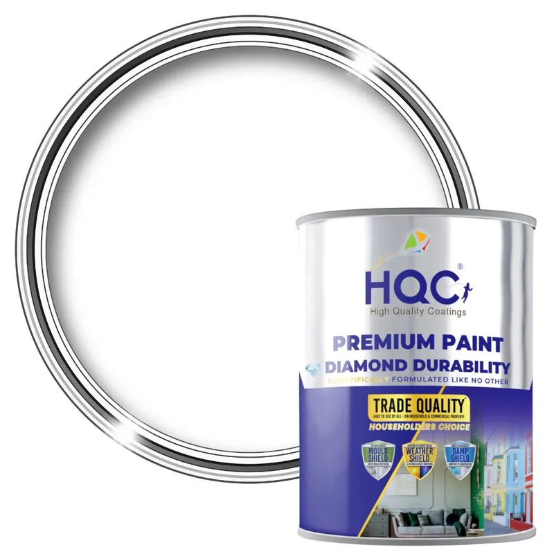 Hqc Paints Furniture Paint - 1L in Brilliant White Brilliant White 1L