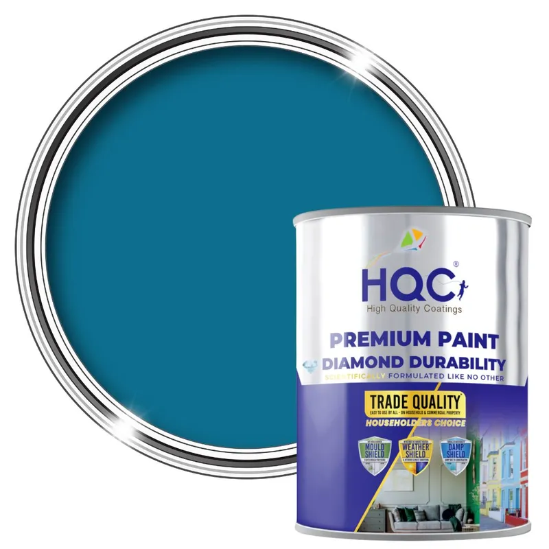 Hqc Paints Kitchen & Bathroom Paint - 5L in Marina Blue Marina Blue 5L