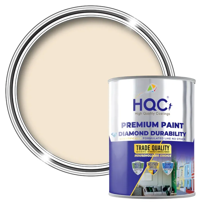 Hqc Paints Matt Emulsion Paint - 5L in Magnolia Magnolia 5L