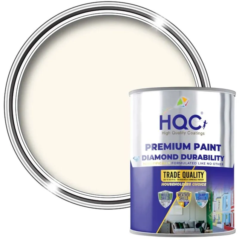 Hqc Paints Anti Mould Paint - 5L - Best Anti Mould Paint in Ivory Ivory 5L