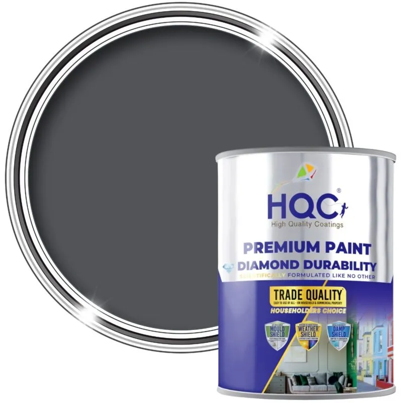 Hqc Paints Satin Paint - 10L in Satin Classic Grey Satin Classic Grey