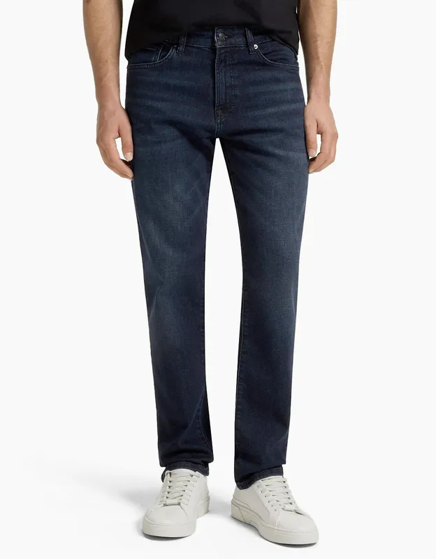 Hugo Boss Boss New Remaine Regular Fit Jeans - Navy - Size: 32/32