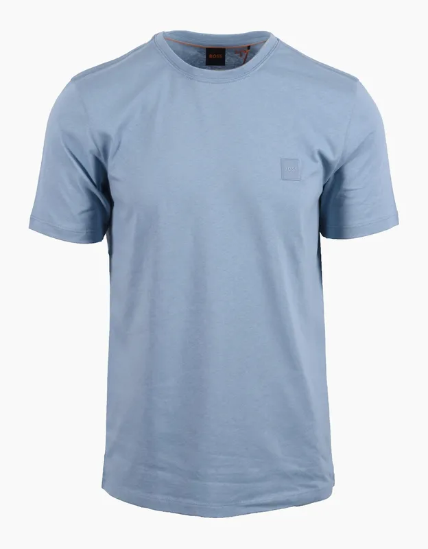 Boss Tales Logo T-Shirt - Light/Pastel Blue