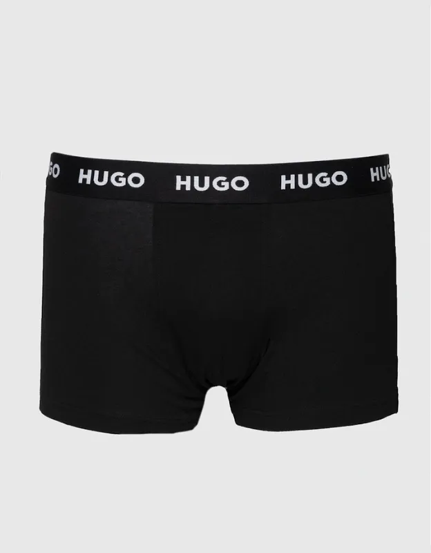 Hugo Boss Men's Hugo Triple Pack Mens Trunks - Black 001 - Size: 33/32/32
