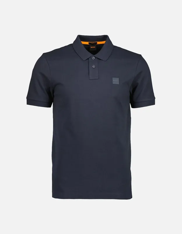 Hugo Boss Men's Passenger Logo Patch Polo Shirt - Navy - Size: 38