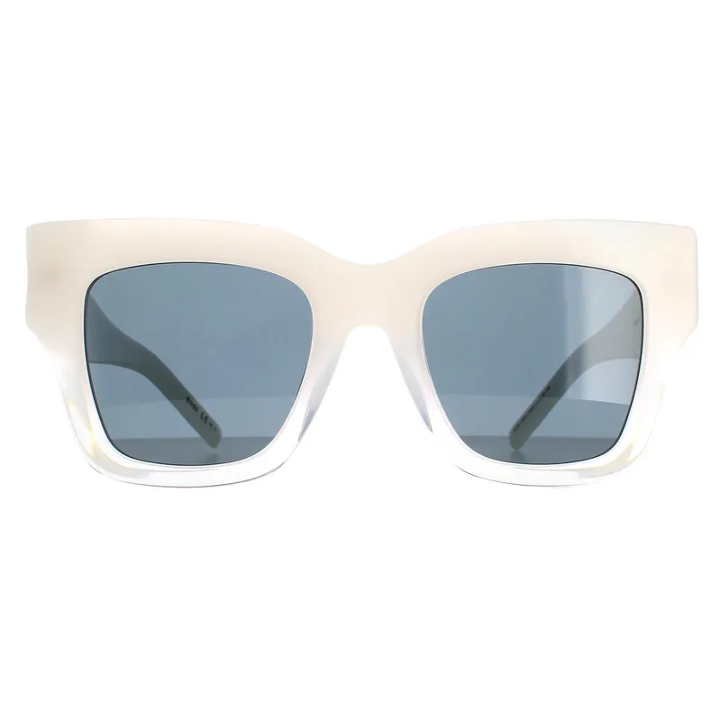 Hugo Boss Women's Square Shaded Ivory Grey Boss 1386/S in White White