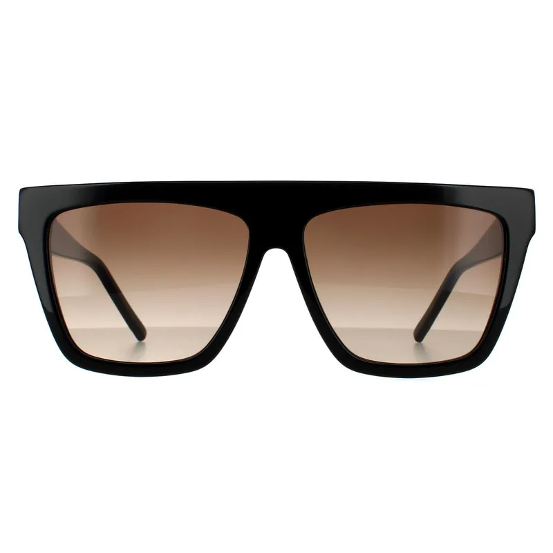 Hugo Boss Women's Square Shiny Black Brown Gradient 90041091 Black