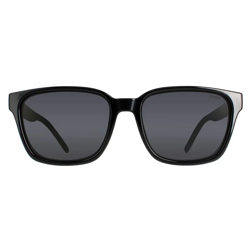 Hugo Men's Rectangle Black Grey Blue HG 1162/S Black One Size