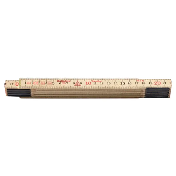 Hultafors Folding Wooden Ruler 2m