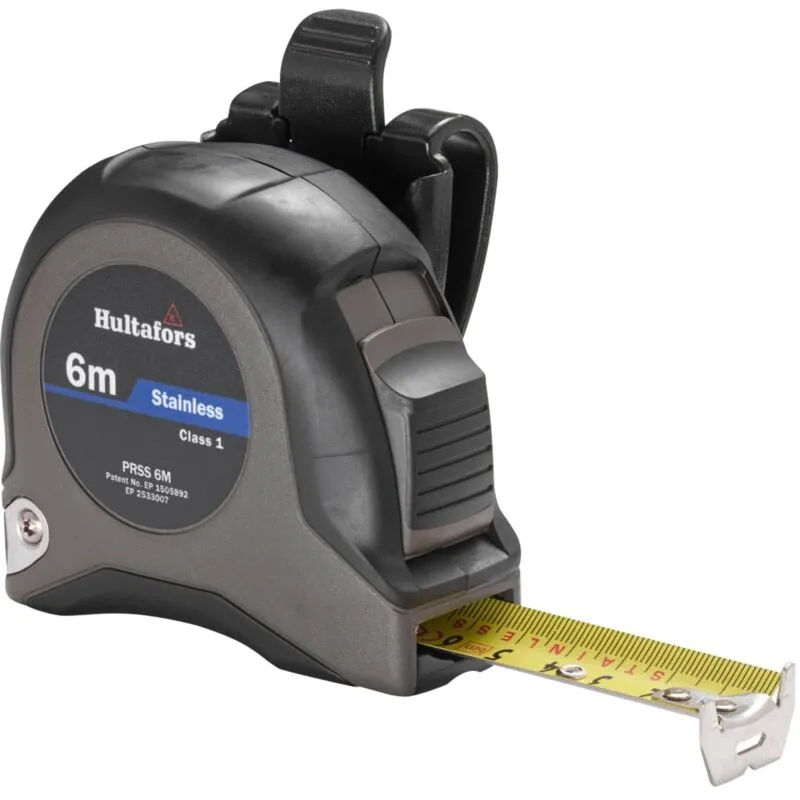 Hultafors 350503 Short Stainless Steel Tape Prss 6m (Width 25mm) (...