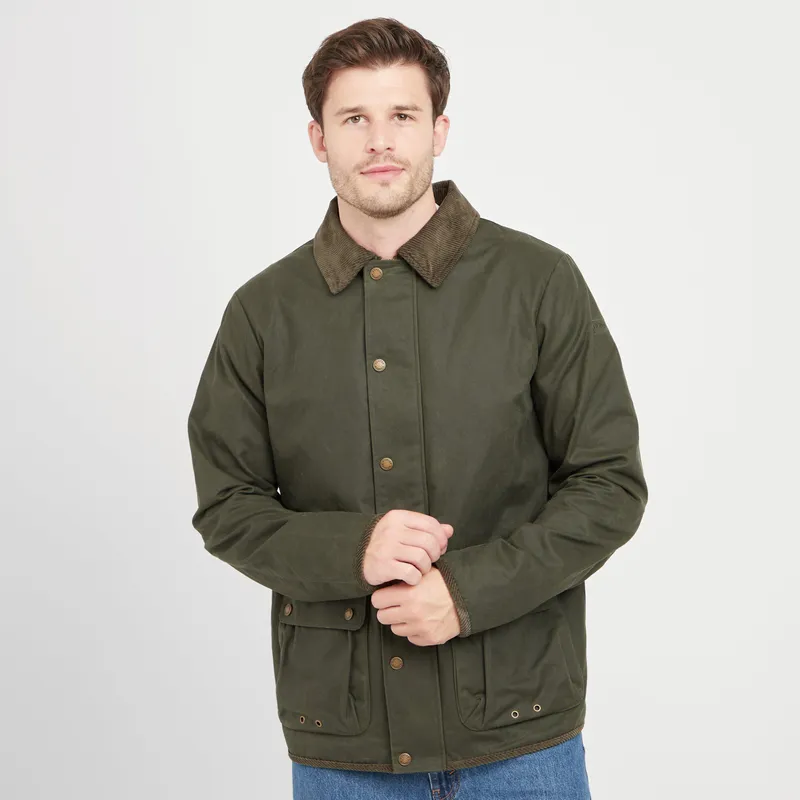 Hunter Green Label Men's Kilmar Wax Jacket, Green