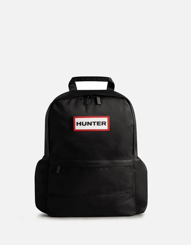 Hunter Nylon Backpack Small - Black - Size: One size
