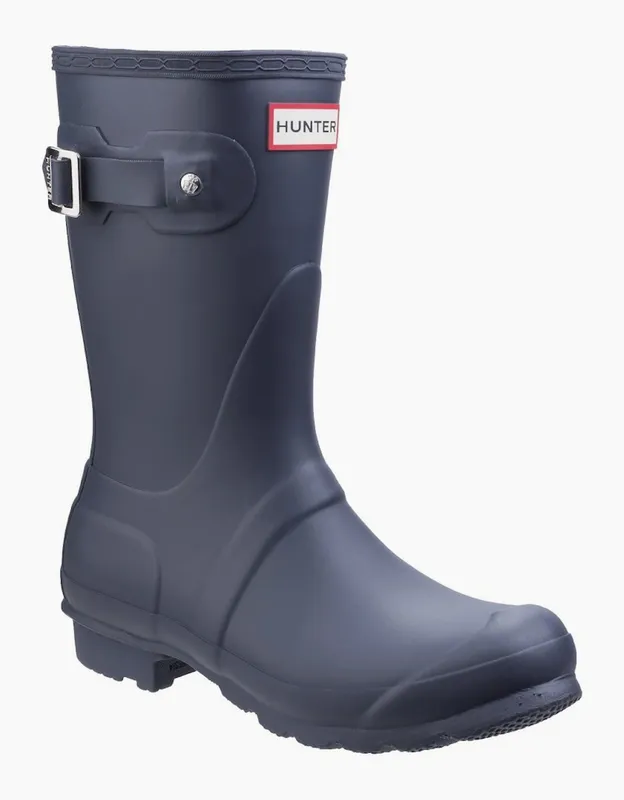 Women's Hunter Original Short Womens Wellies - Navy - Size: 8