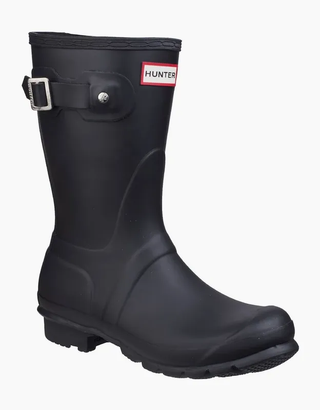 Hunter Women's Women's Original Short Wellington Boots - Black - Size: 3