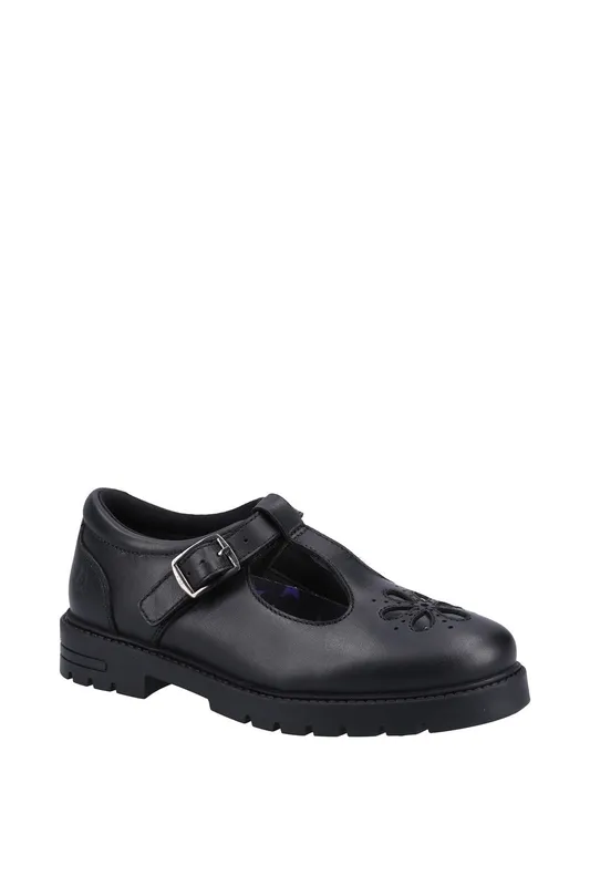 Hush Puppies Girl's 'Fiona Jnr' Girls Bts Flfr in Black Size: Infant 11 Black