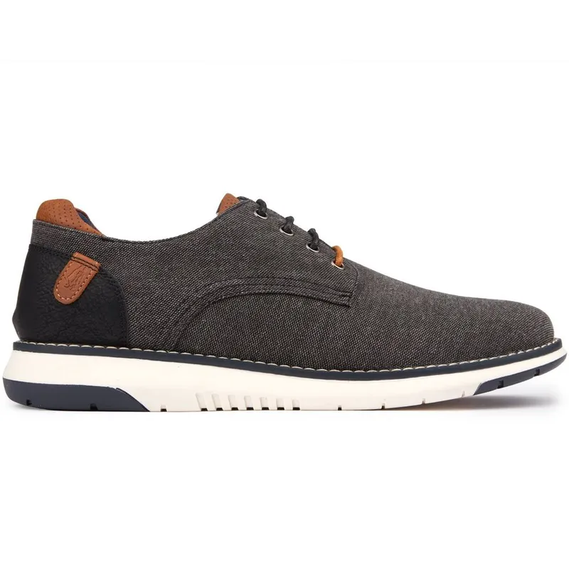 Hush Puppies Men's Bruce Mens Lace Up Shoes - Grey - Size: 6