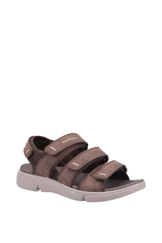 Hush Puppies Men's 'Raul' Sandal Summer in Brown Size: 6 Brown