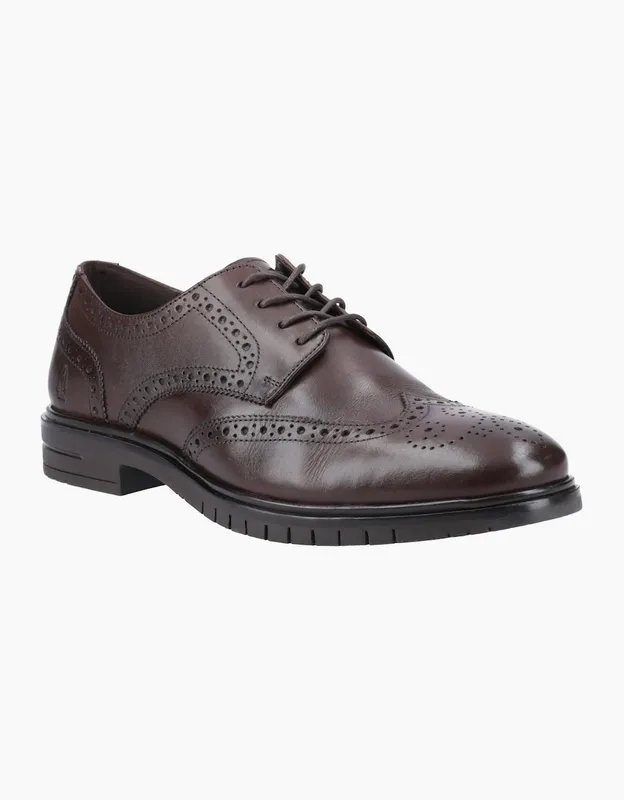 Hush Puppies Men's Santiago Mens Brogues - Brown - Size: 10