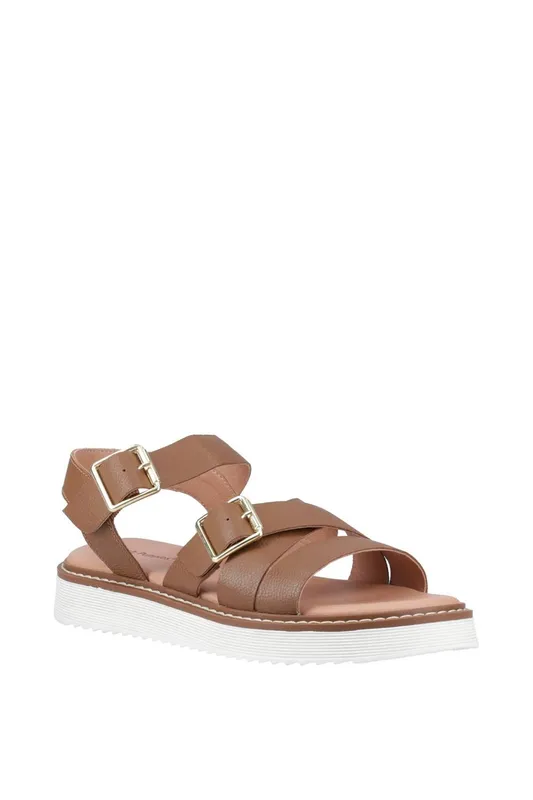 Hush Puppies Women's Cady Sandal in Tan Size: 7 - Tan - Size: 7
